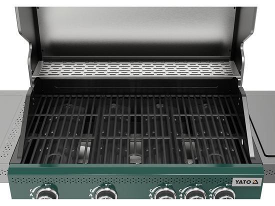 GRĂTAR GAZ ITAMI 4+1, 14,5KW, VERDE