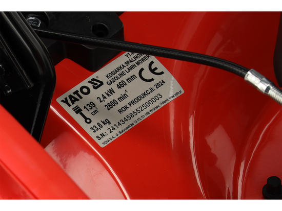 MAȘINĂ DE TUNS IARBA, PE BENZINĂ, CU AUTOPROPULSIE, 46CM