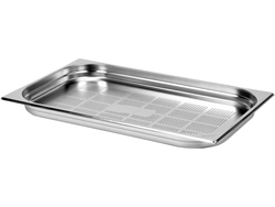 RECIPIENT PERFORAT GN1/1, OȚEL INOXIDABIL, 40MM, 5.5L