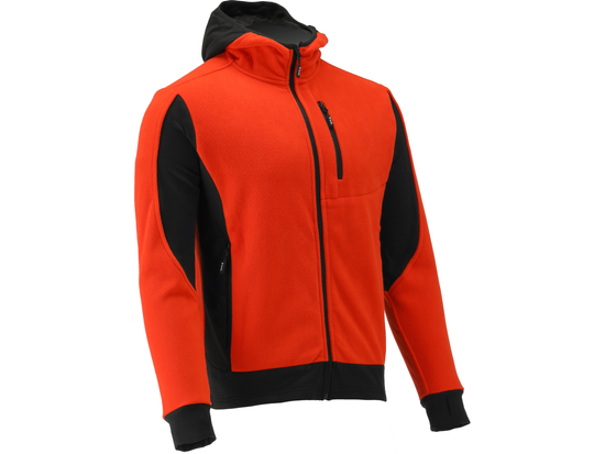 JACHETA FLEECE CU GLUGA SARNA ROSIE 3XL