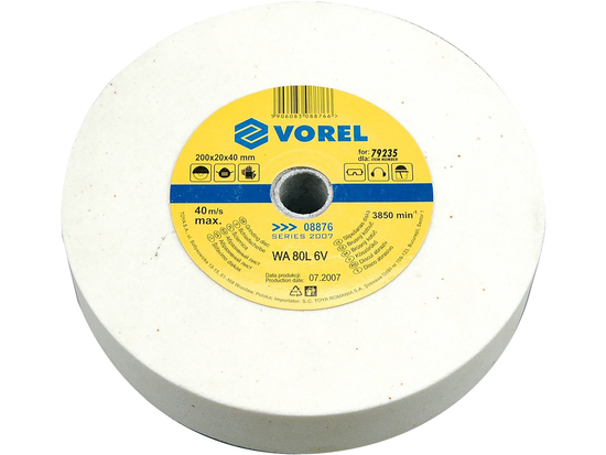 DISC ABRAZIV PENTRU POLIZOR DE BANC 200X20X40MM