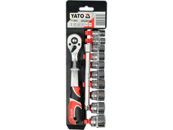 SET TUBULARE CU ACCESORII 3/8'', 12 PIESE