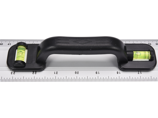 RIGLĂ 1000MM, 2 BULE, ALUMINIU