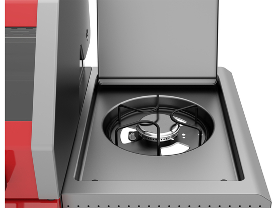 GRĂTAR GAZ ITAMI 4+1, 14,5KW, ROȘU