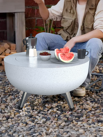 VATRĂ DE GRĂDINĂ 3 ÎN 1 CU GRILAJ 43.5CM