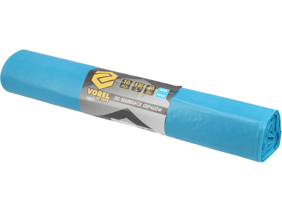 SET 10 SACI PENTRU DEȘEURI DIN HÂRTIE 120L 40ꙠM