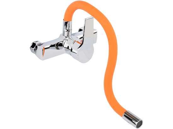 BATERIE DE PERETE CU TUB FLEXIBIL, PORTOCALIU