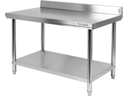 MASĂ DE LUCRU 1500X700XH850+100MM CU SPAȚIU DE DEPOZITARE ȘI TĂBLIE