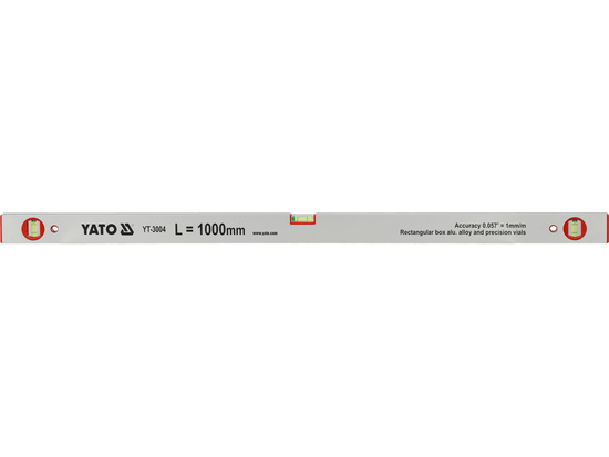 NIVELĂ ALUMINIU 1000MM, 3 BULE