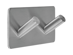 CÂRLIG DUBLU PENTRU PROSOP CU DUBLU ADEZIV 45X90X25MM, GAMA STEELY