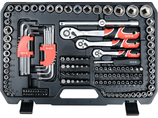 TRUSĂ TUBULARE 1/4'', 3/8'', 1/2'' 198 PIESE