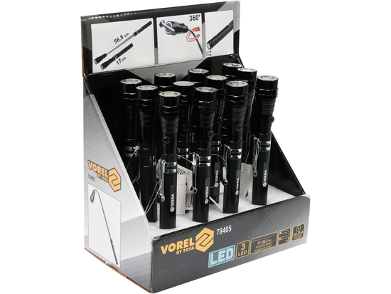 TELESCOP MAGNETIC CU LED, 17-56,5CM