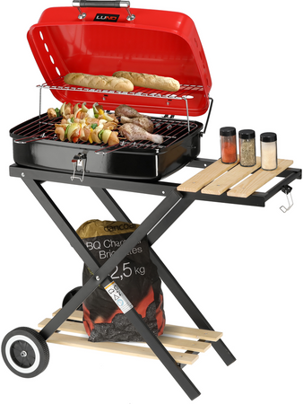 GRĂTAR CU CĂRBUNI, PLIABIL, 45X33,5CM