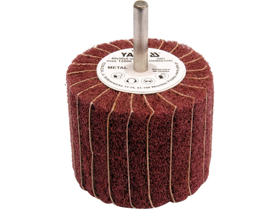 PERIE ABRAZIVĂ CIRCULARĂ CU TIJĂ 60X50X6MM, P60