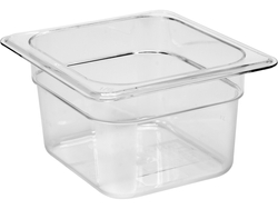 RECIPIENT DIN POLICARBONAT, GN1/6, 100MM