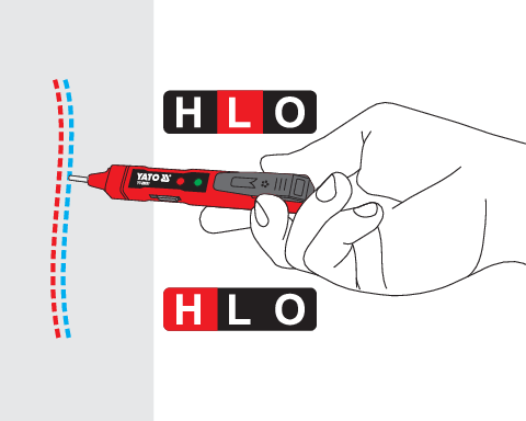 TESTER DIGITAL UNIVERSAL PENTRU TENSIUNE