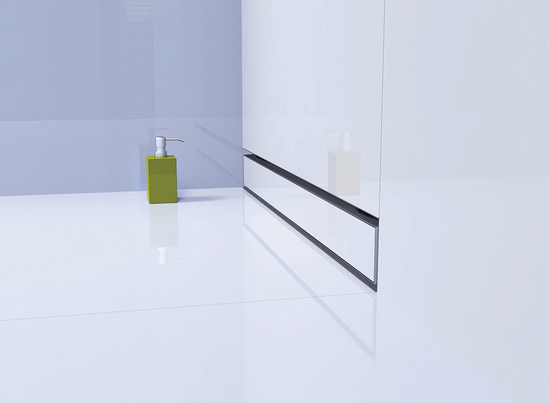 RIGOLĂ DUȘ DE PERETE ''BRICK'', 90CM, WET&DRY