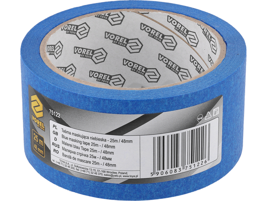 BANDĂ MASCARE, ALBASTRU, 25MX48MM