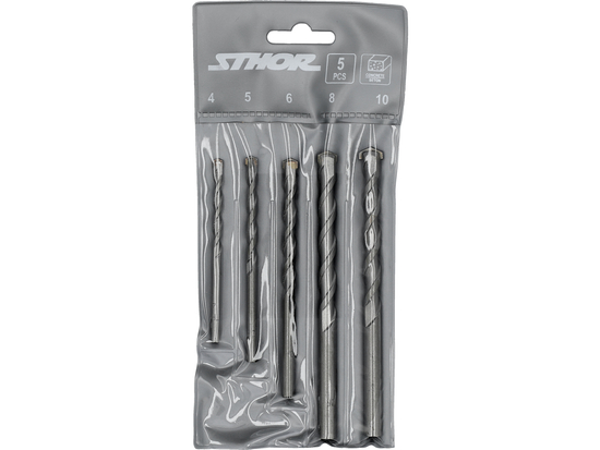 SET BURGHIE PENTRU BETON 4, 5, 6, 8MM