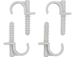 SET 4 CLEME SIMPLE CU MONTARE RAPIDĂ, PENTRU ȚEVI 18MM