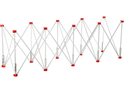 MASĂ LUCRU PLIABILĂ, 221CM, 10 PICIOARE