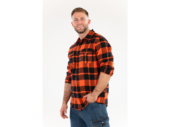 CĂMAȘĂ DE FLANEL, ROȘU, MĂRIMEA 2XL