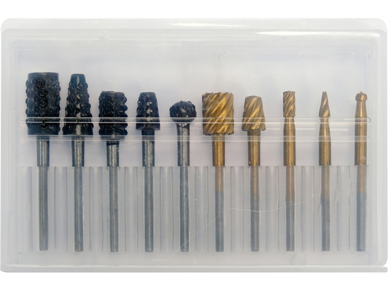 SET FREZE PT LEMN/METAL/PLASTIC 10 PIESE