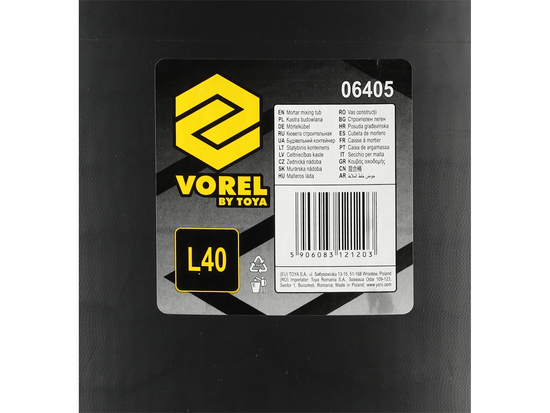 VAS DE CONSTRUCȚII ROTUND, 40L