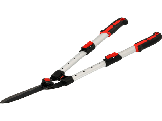 FOARFECĂ TELESCOPICĂ PENTRU GARD VIU CU LAMĂ ONDULATĂ, MÂNER ALUMINIU