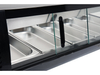 VITRINĂ FIRGORIFICĂ 5X1/3 GN, 135X42X26,5CM