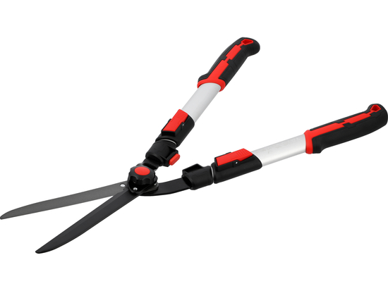 FOARFECĂ TELESCOPICĂ PENTRU GARD VIU CU LAMĂ DREAPTĂ, MÂNER ALUMINIU