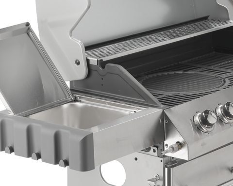 GRĂTAR PE GAZ ITAMI 6+1 ARZĂTOARE, 20.5KW, CAPAC CU GEAM