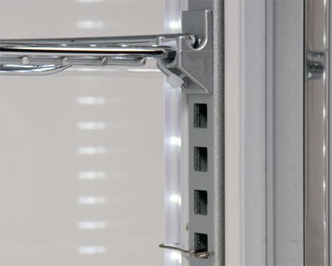 VITRINĂ FIRGORIFICĂ 78L 42X38X96 - ARGINTIU