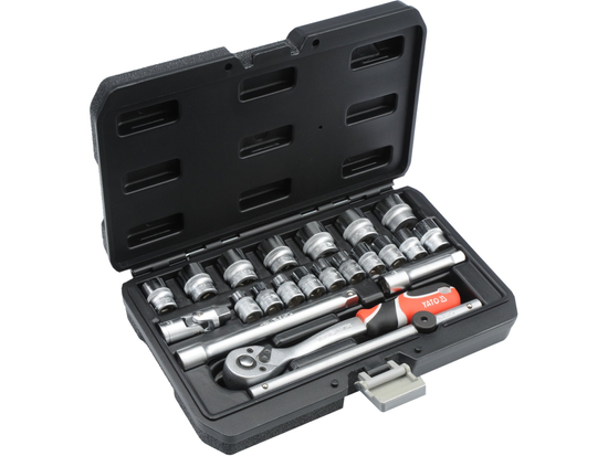 TRUSĂ TUBULARE, 3/8'', 22 PIESE