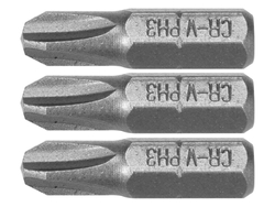 SET 3 BIȚI 1/4'' PH1, PH2, PH3 25MM