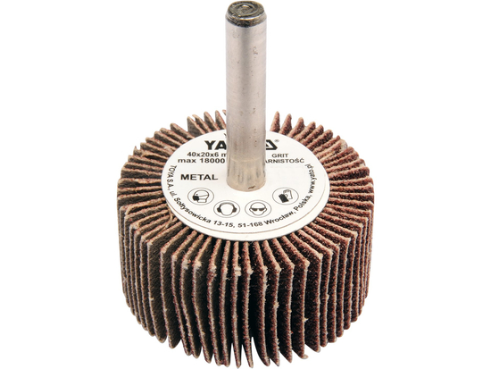 PERIE ABRAZIVĂ CIRCULARĂ CU TIJĂ 40X20X6MM, P80