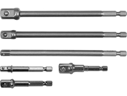 SET 6 ADAPTOARE HEXAGONALE 1/4'', 3/8'', 1/2''