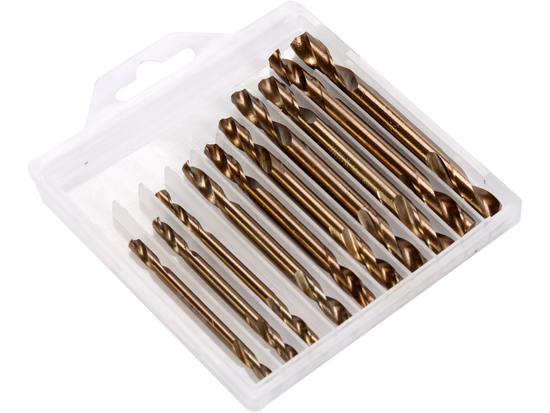 SET DE BURGHIE CU DOUĂ CAPETE PENTRU METAL 3.0-6.0MM, 10 BUC.
