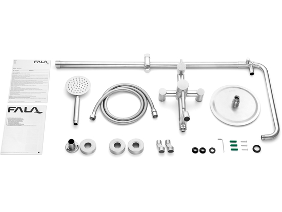 COLOANĂ DUȘ OȚEL INOXIDABIL ''STEELY 2''