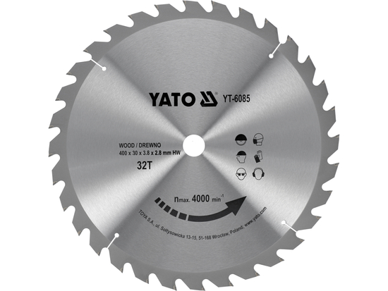 PÂNZĂ FIERĂSTRĂU CIRCULAR PENTRU LEMN 400X32X30MM