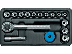 TRUSĂ 16 CHEI TUBULARE 4-13MM, 1/4''