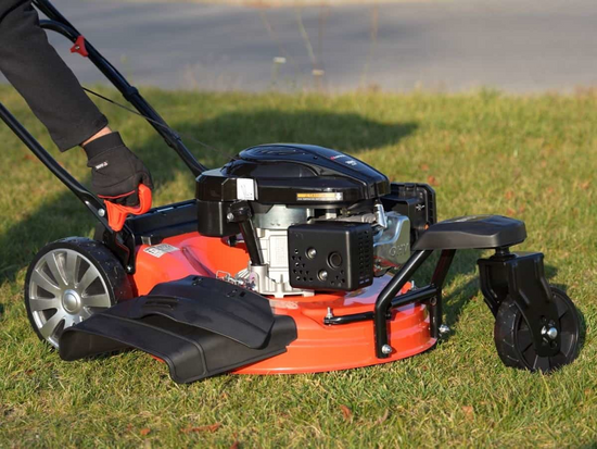 MAȘINĂ DE TUNS IARBA, PE BENZINĂ, CU AUTOPROPULSIE, 53CM, 3 ROȚI