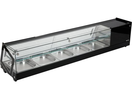 VITRINĂ FIRGORIFICĂ 5X1/2GN, 175X39X37CM