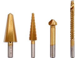 SET BURGHIE PENTRU METAL, 4 PIESE