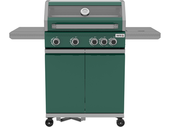 GRĂTAR GAZ ITAMI 4+1, 14,5KW, VERDE