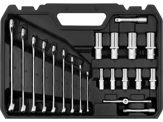 TRUSĂ TUBULARE 1/4", 3/8" 92 PIESE