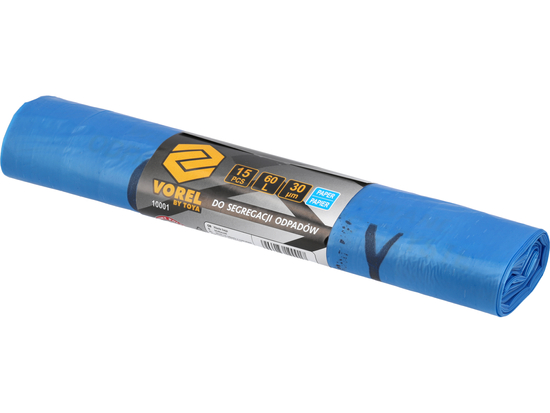 SET 15 SACI PENTRU DEȘEURI DIN HÂRTIE 60L 30ꙠM