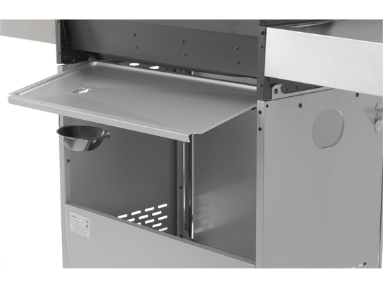 GRĂTAR GAZ ITAMI 4+1, 14.2KW, CAPAC CU GEAM