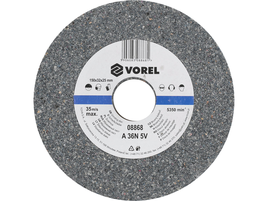 DISC ABRAZIV PENTRU POLIZOR DE BANC 150X32X25MM