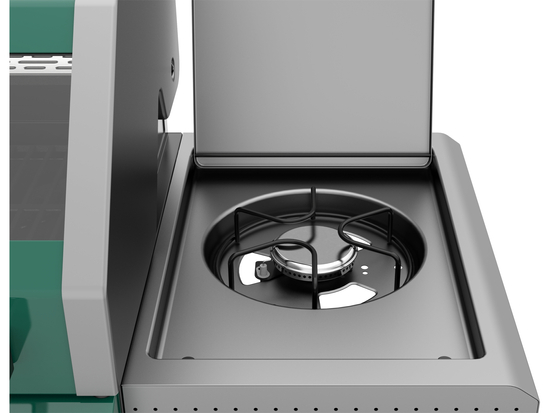 GRĂTAR GAZ ITAMI 4+1, 14,5KW, VERDE